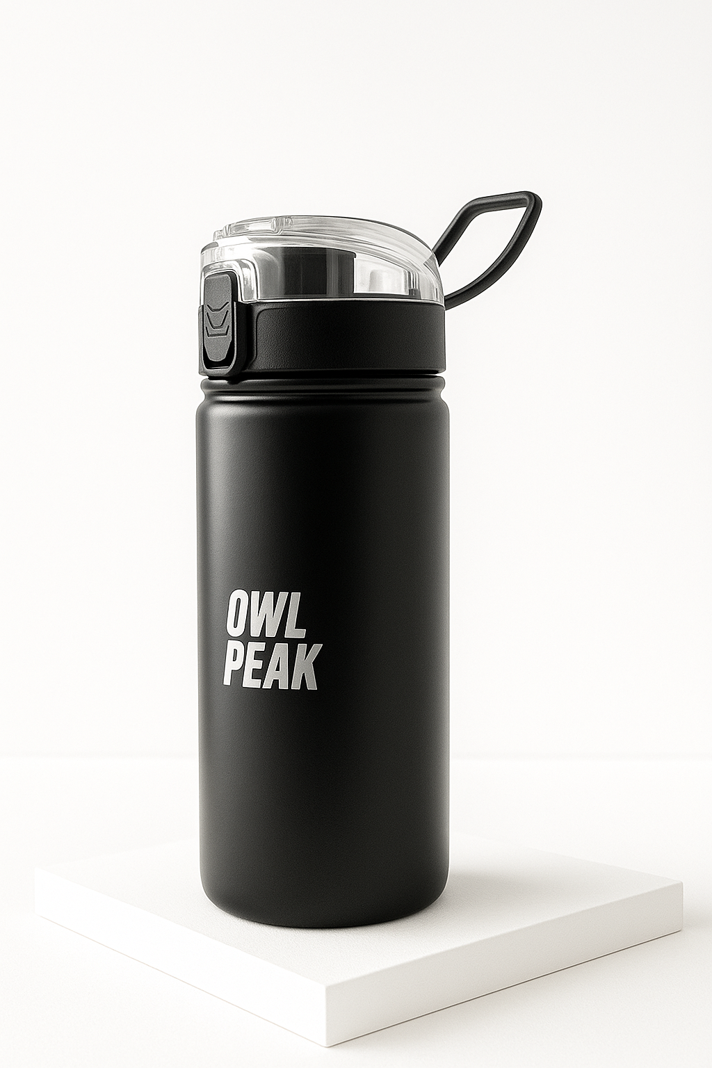 OwlPeak Bouteille de Sport 750 ml – Noir Mat | Édition Limitée Hydratation